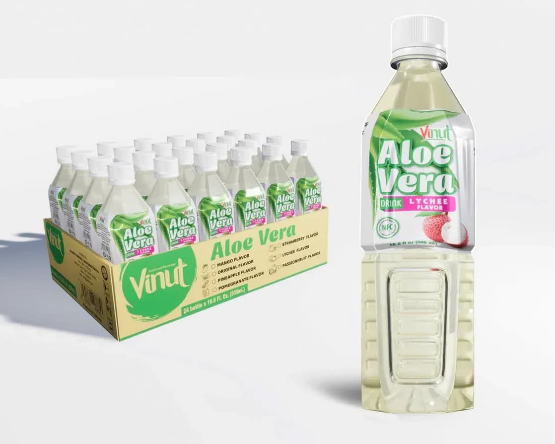 Aloe Vera Drink Lychee Flavor packaging