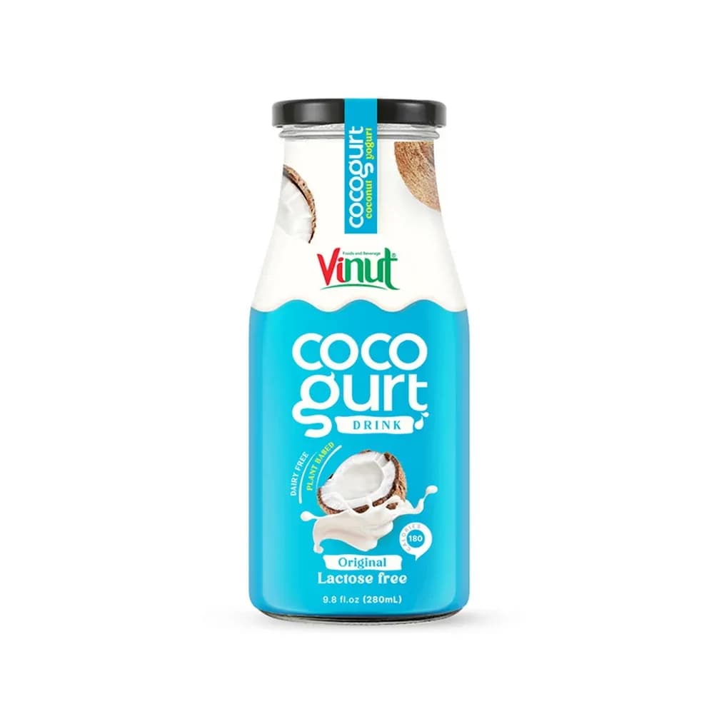 Vinut Cocogurt Original Coconut Yogurt Drink 9.8 fl oz (280ml) – Dairy Free & Lactose Free packaging
