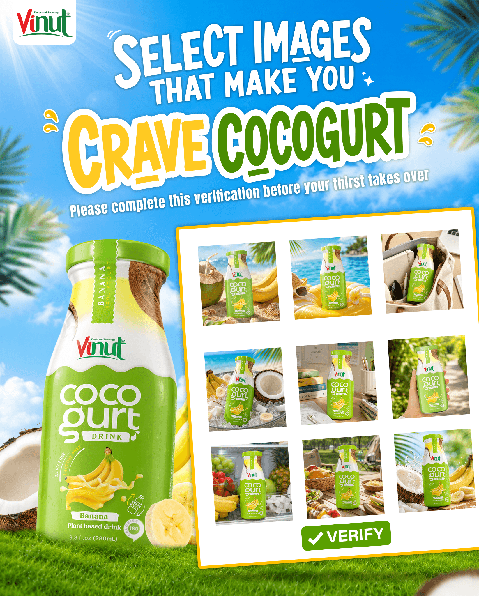 Cocogurt Glass bottle