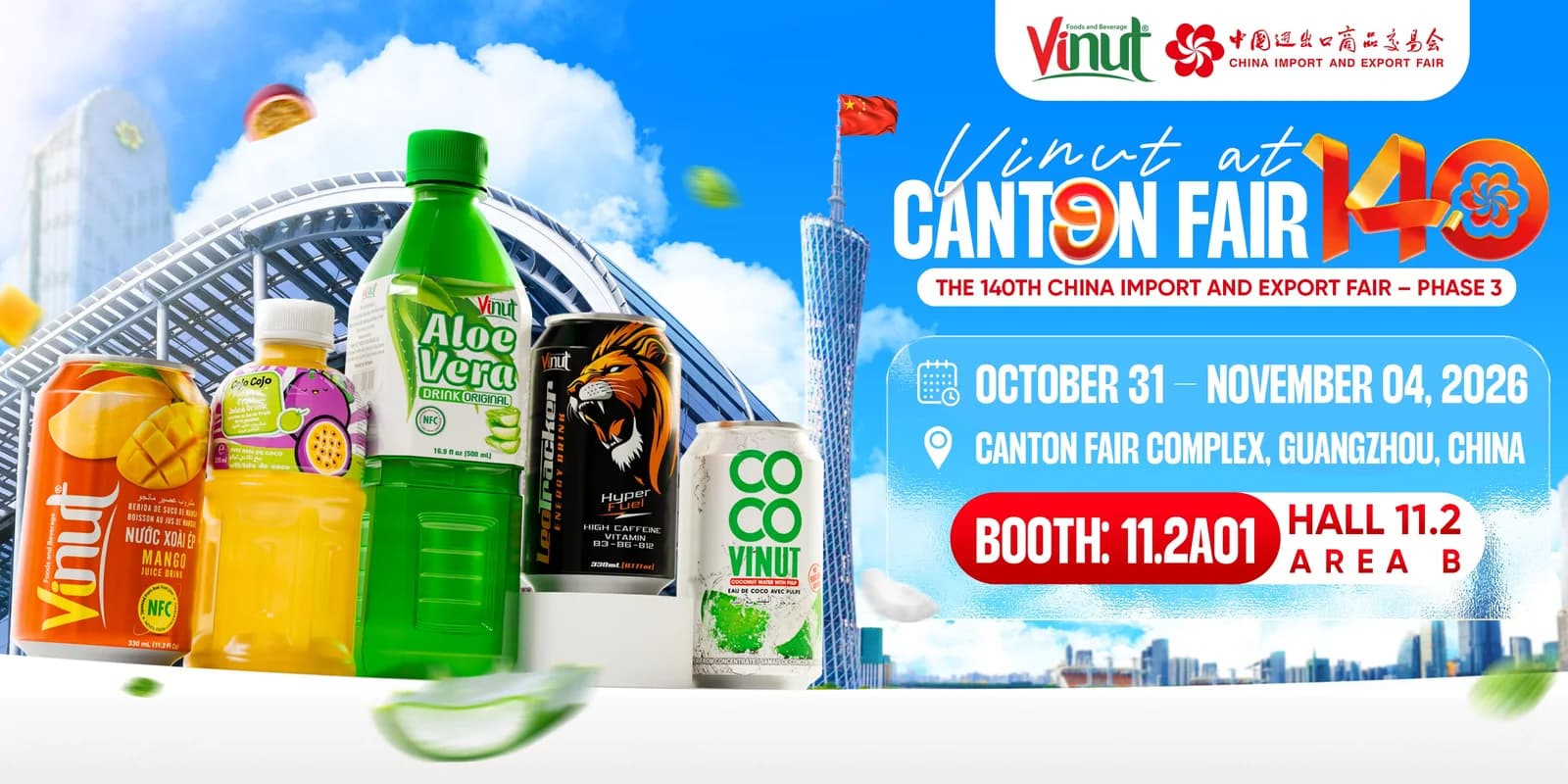 VINUT exhibition artwork for CANTON FAIR 140