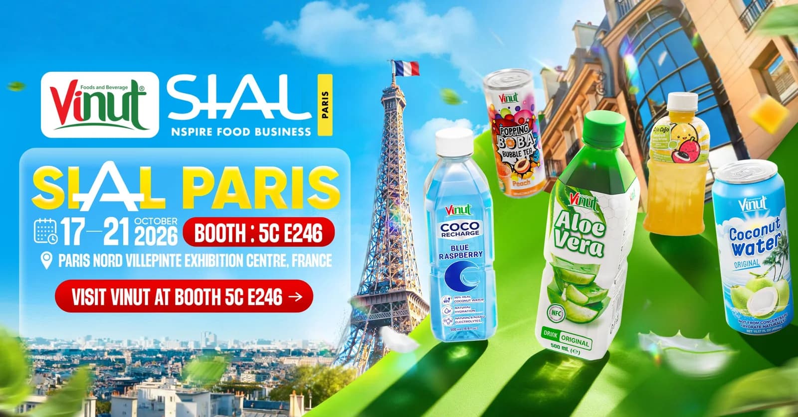 VINUT exhibition artwork for SIAL PARIS 2026