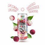 320ml Popping Boba Bubble Tea With Lychee - Image 4