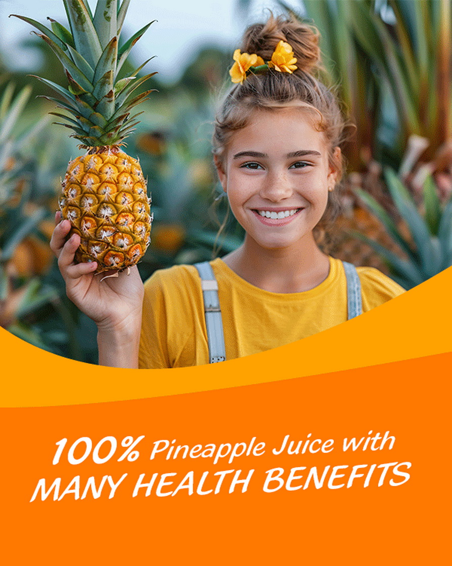 100% Pineapple Juice drink vinut without pulp 600x750