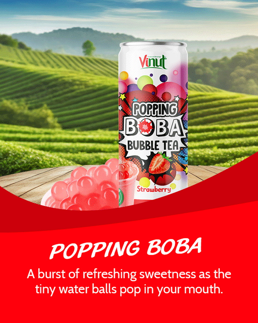 320ml Popping Boba Bubble Tea With Strawberry Flavor 600x750_2
