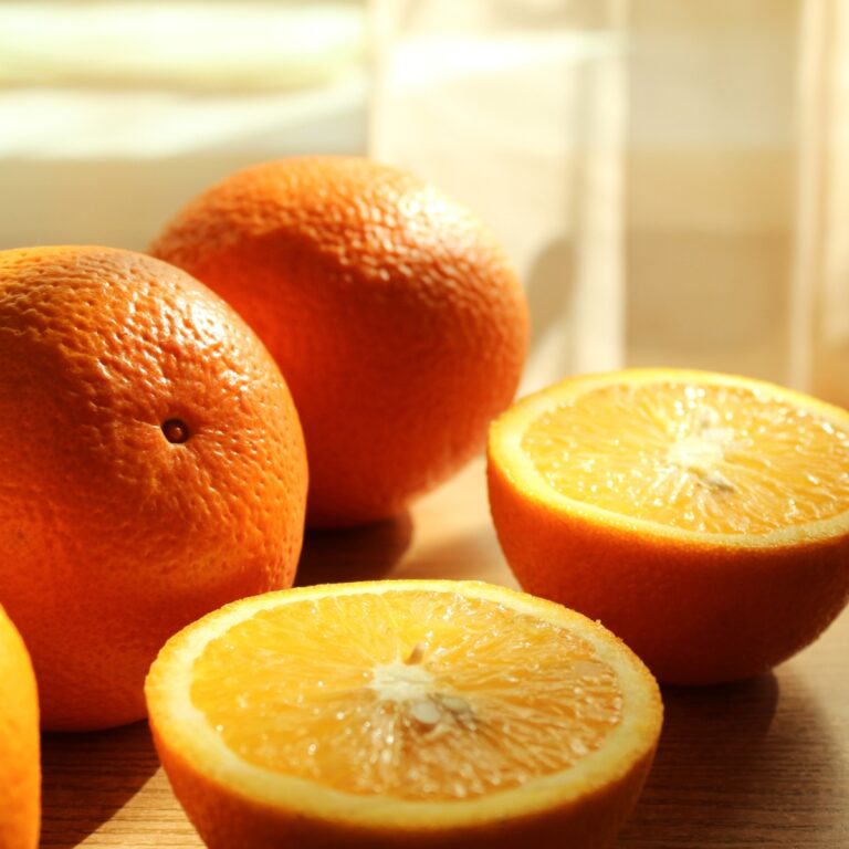 oranges on the table